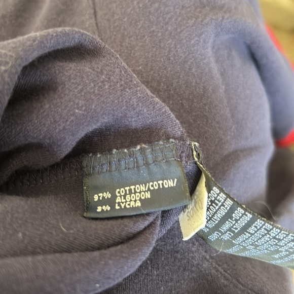 Tommy Hilfiger Mens Blue/Red/White Turtle Neck Sz L - Picture 11 of 11